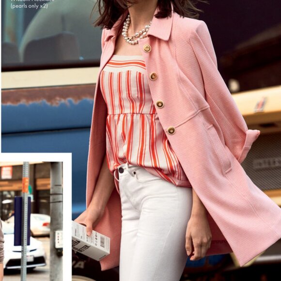 Cabi Pink Dress Jacket - Picture 1 of 9